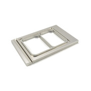 Photo matériel référence 09369101 : Menu Tray 227 x 178 mm - Small - 2 Compartments