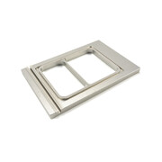 Photo matériel référence 09369105 : Menu Tray 225 x 175 mm - Small - 2 Compartments