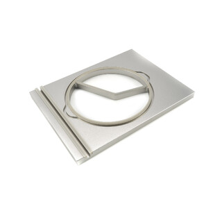 photo 1 pearl round tray  ø 220 mm - medium - 2 compartments