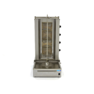 photo 2 kebab grill - 4 brûleurs - 70 kg de viande - gaz