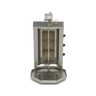 photo 2 kebab grill - 3 brûleurs - 30 kg de viande - gaz