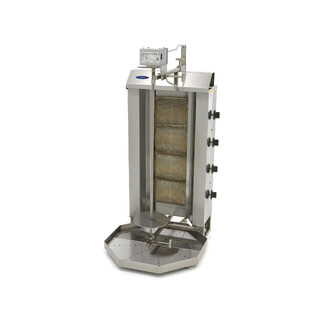 photo 1 kebab grill - 4 brûleurs - 50 kg de viande - gaz