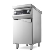 Photo matériel référence 09371012 : Cuiseur à induction 700 – 2 brûleurs – 8500W – avec support