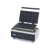 Photo matériel référence 09374011 : Machine à beignets - 12 mini beignets - Ø5 cm - avec minuterie intégrée