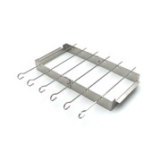 Photo matériel référence 09378041 : Grill Hibachi - Lot de 6 brochettes avec support
