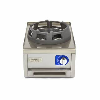 photo 2 cuiseur wok - ø28 cm anneau de cuisson - profondeur 60 cm - gaz
