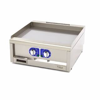photo 1 gril de qualité commerciale - lisse - unité double - profondeur 60 cm - électrique - 400v