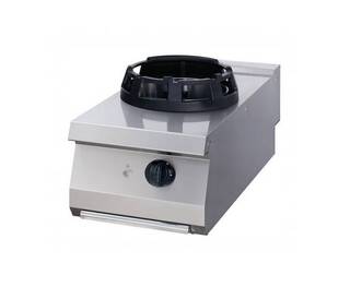 photo 1 heavy duty cuiseur wok - ø28,5 cm anneau de cuisson - unité simple - profondeur 70 cm - gaz