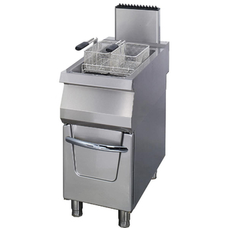 photo 1 premium friteuse - 1 x 22 l - unité simple - profondeur 90 cm - avec robinet de vidange - gaz