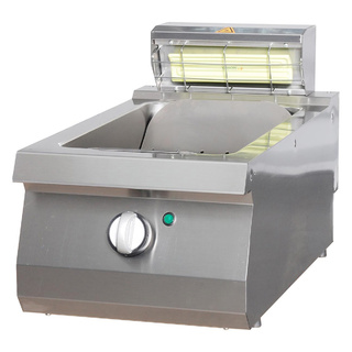 photo 1 premium réchaud à frites - unité simple - profondeur 90 cm - électrique