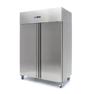 photo 1 réfrigérateur - 1200 l - 6 étagères réglables (2/1 gn) - acier inoxydable - sur roulettes