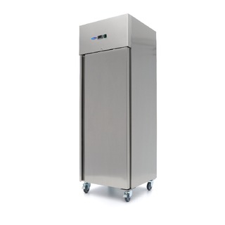 photo 1 réfrigérateur - 400 l - 3 étagères réglables (1/1 gn) - acier inoxydable - sur roulettes