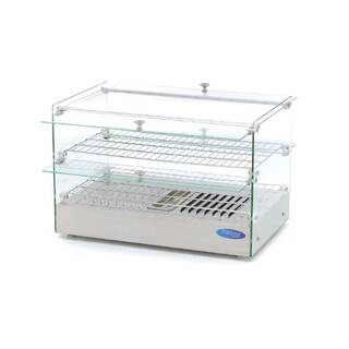 photo 2 vitrine chaude - 50 l - 55 cm - 2 étagères
