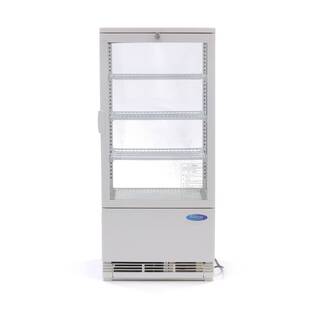 photo 2 vitrine réfrigérée - 78 l - 43 cm - blanc