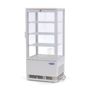 photo 1 vitrine réfrigérée - 78 l - 43 cm - blanc