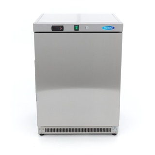 photo 2 réfrigérateur - 200 l - 3 étagères réglables - acier inoxydable