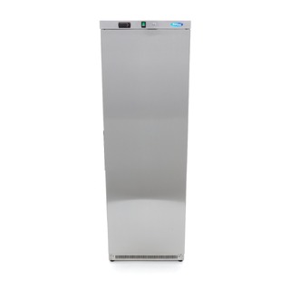 photo 2 réfrigérateur - 400 l - 4 étagères réglables - acier inoxydable