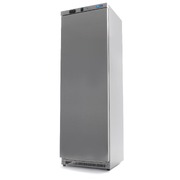 Photo matériel référence 09405016 : Réfrigérateur - 400 L - 4 étagères réglables - acier inoxydable