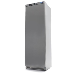 photo 1 réfrigérateur - 400 l - 4 étagères réglables - acier inoxydable