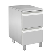 Meuble à pâtons, 2 tiroirs neutres 8x bacs 600x400