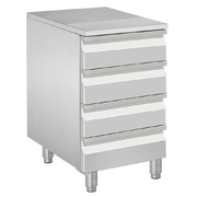 Meuble à pâtons, 4 tiroirs neutres 8x bacs 600x400
