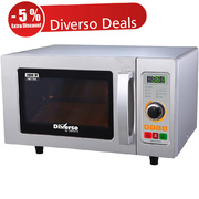 Micro-ondes inox 1000 w. 25 lt mec.