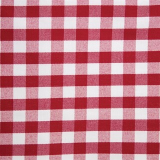photo 3 serviettes à carreaux rouges en polyester mitre comfort gingham
