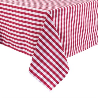 photo 1 nappe carrée à carreaux rouges en polyester mitre comfort gingham 890 x 890mm