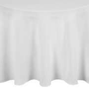 Photo 1 matériel référence GW439: Nappe ronde blanche mitre essentials occasions 2300mm