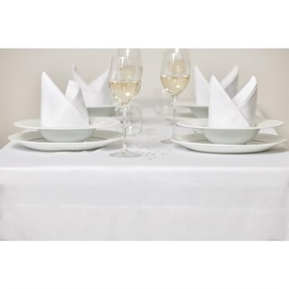 photo 2 nappe blanche bande de satin mitre luxury 1600 x 1600mm