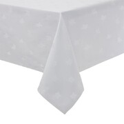 Photo 1 matériel référence GW444: Nappe carrée blanche feuilles de lierre Mitre Luxury Luxor 1350 x 1350mm