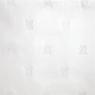 photo 4 nappe carrée blanche feuilles de lierre mitre luxury luxor 1350 x 1350mm