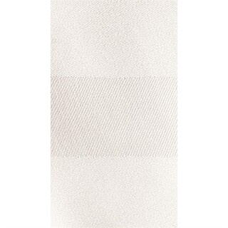 photo 2 serviettes blanches en coton bande de satin mitre luxury