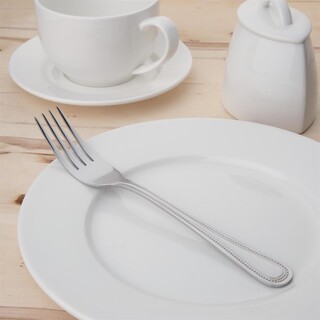 photo 6 fourchettes de table olympia bead - lot de 12