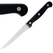 Photo 1 matériel référence C134: Couteaux à viande olympia manche noir - Lot de 12