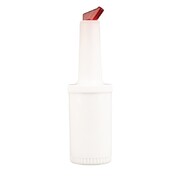 Photo 1 matériel référence C167: Bouteille verseuse Vogue rouge