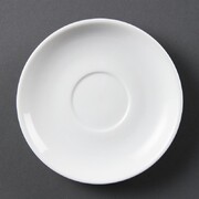Photo 1 matériel référence CB468: Soucoupes empilables Olympia Whiteware (Lot de 12)