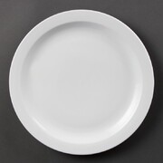 Photo 1 matériel référence CB491: Assiettes à bord étroit blanches Olympia 280mm (Lot de 6)