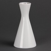 Photo 1 matériel référence CB701: Vases bouteilles blancs 140mm Olympia (Lot de 6)