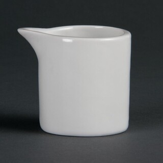photo 1 pots à lait blancs 57ml olympia whiteware - boîte de 6.