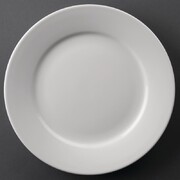 Photo 1 matériel référence CC208: Assiettes à bord large Olympia Athena 228mm (Lot de 12)