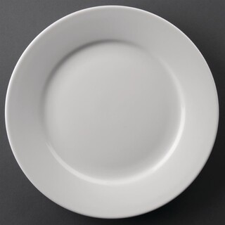 photo 1 assiettes à bord large olympia athena 228mm (lot de 12)