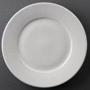 Photo 1 matériel référence CC209: Assiettes à bord large Olympia Athena 254mm (Lot de 12)
