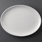 Photo 1 matériel référence CC211: Assiettes creuses ovales Olympia Athena 254 x 197mm (lot de 12)