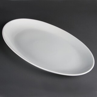 photo 2 assiette creuse ovale olympia 500 x 290mm