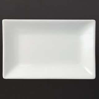 photo 1 plat rectangulaire de service 200 x 130mm olympia (lot de 6)