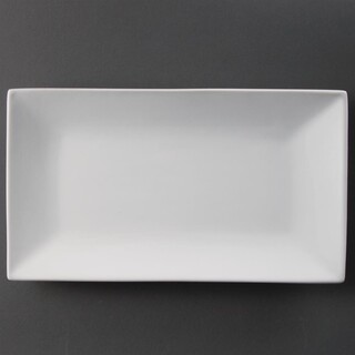 photo 1 plat rectangulaire de service 310 x 180mm olympia (lot de 2)