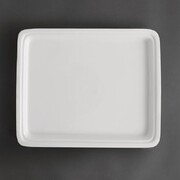 Photo 1 matériel référence CD716: Plat blanc GN 1/2 Olympia Whiteware 30mm