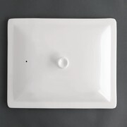 Photo 1 matériel référence CD719: Couvercle blanc GN 1/2 Olympia Whiteware