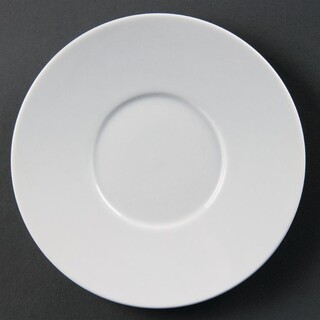 photo 1 soucoupes élégantes olympia whiteware 148mm (lot de 12)